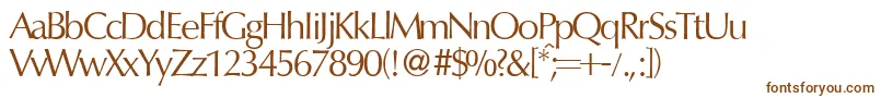 OptimumdbNormal Font – Brown Fonts on White Background