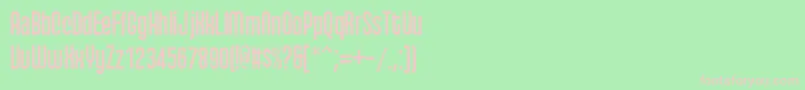 Qhytsdakx Font – Pink Fonts on Green Background