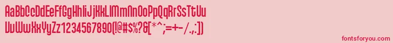 Qhytsdakx Font – Red Fonts on Pink Background