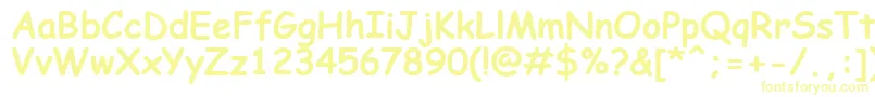 ComicSansMsРџРѕР»СѓР¶РёСЂРЅС‹Р№ Font – Yellow Fonts