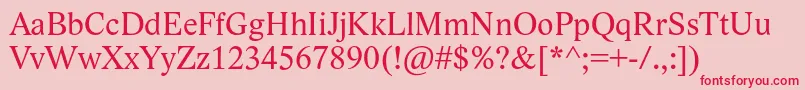 LidoStf Font – Red Fonts on Pink Background