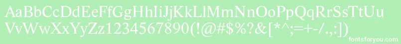 LidoStf Font – White Fonts on Green Background