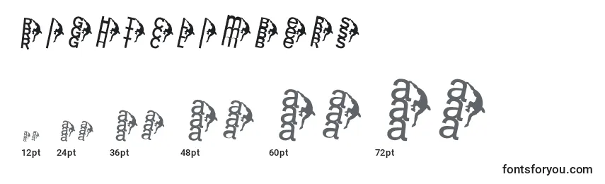 Rightclimbers Font Sizes