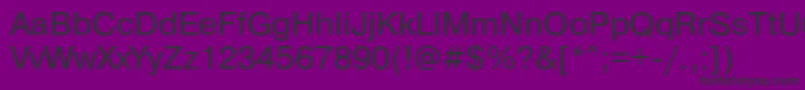 Pragmaticac Font – Black Fonts on Purple Background