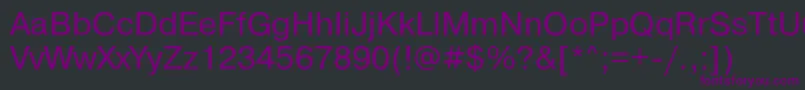Pragmaticac Font – Purple Fonts on Black Background