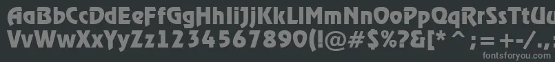 Police RewinderBold – polices grises sur fond noir