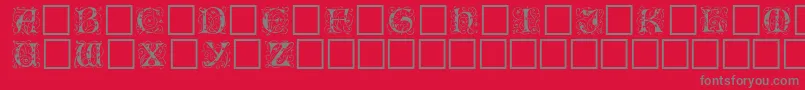 fuente EileencapsBlack – Fuentes Grises Sobre Fondo Rojo