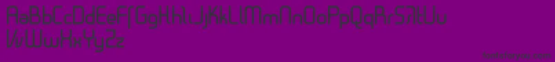 Шрифт Gestalt – чёрные шрифты на фиолетовом фоне