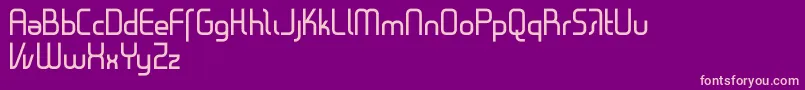 Gestalt Font – Pink Fonts on Purple Background