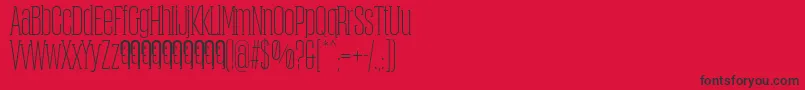 ObcecadaSerifFfp Font – Black Fonts on Red Background