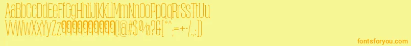 Más sobre la fuente ObcecadaSerifFfp fuente ObcecadaSerifFfp – Fuentes Naranjas Sobre Fondo Amarillo