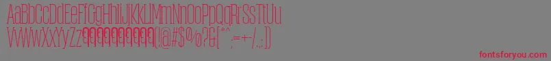 ObcecadaSerifFfp Font – Red Fonts on Gray Background