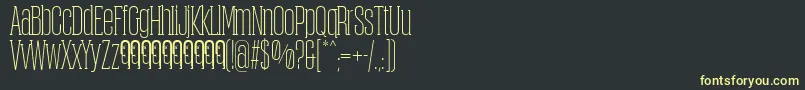 Saiba mais sobre a fonte ObcecadaSerifFfp Fonte ObcecadaSerifFfp – fontes amarelas em um fundo preto