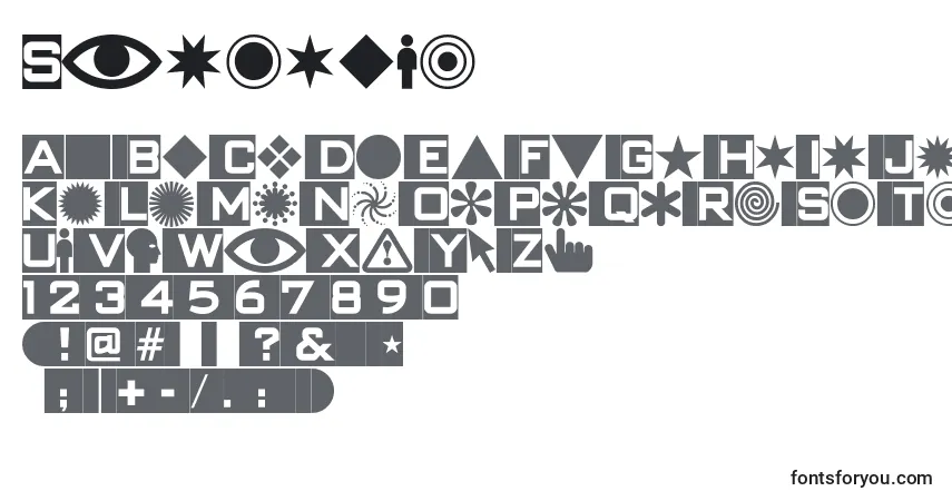 Schriftart Swishbut – Alphabet, Zahlen, spezielle Symbole