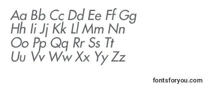 Review of the FairmontItalic Font