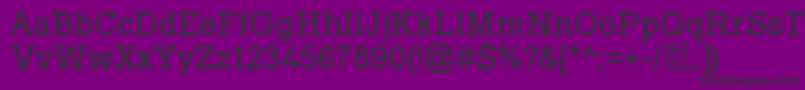 TyposlabDemo Font – Black Fonts on Purple Background