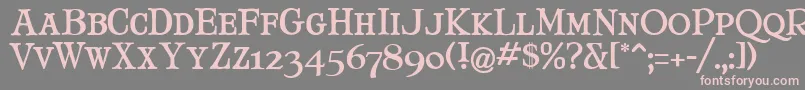 More about Maryjsc Font Maryjsc Font – Pink Fonts on Gray Background