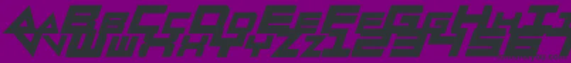 5starLeague Font – Black Fonts on Purple Background