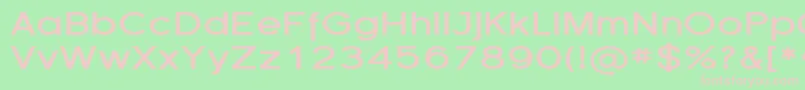 Florsn14 Font – Pink Fonts on Green Background