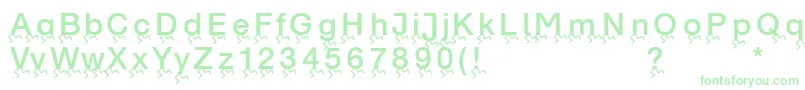 Runningletters Font – Green Fonts
