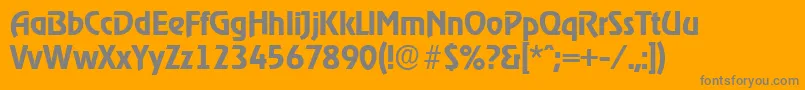 En savoir plus sur la police OnstageserialBold Police OnstageserialBold – polices grises sur fond orange