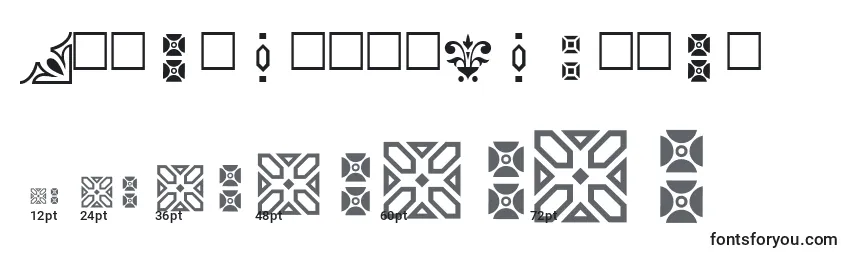OrnamentttRegular Font Sizes