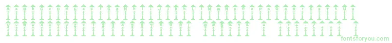 Empireoflights Font – Green Fonts on White Background