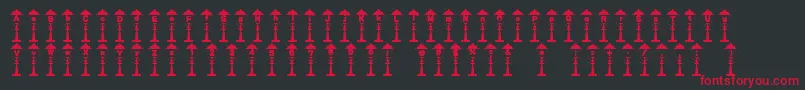 Empireoflights Font – Red Fonts on Black Background