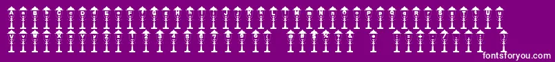 Empireoflights Font – White Fonts on Purple Background