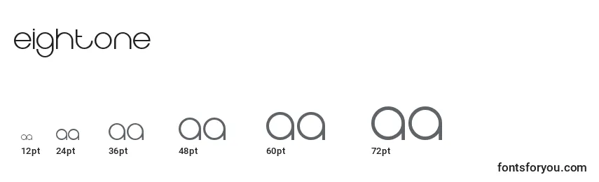 EightOne Font Sizes