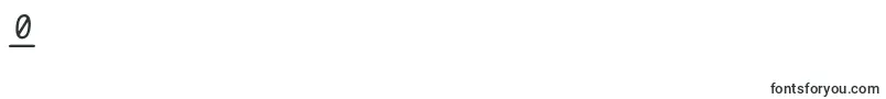 Bptypewriteunderscoreditalics-fontti – Fontit numero 0