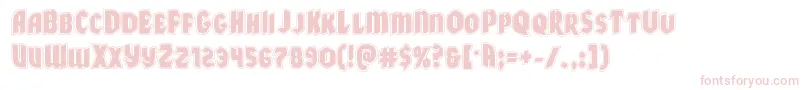 Xmasxpressacad Font – Pink Fonts on White Background