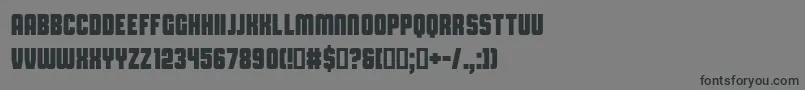 CapitalDarenRegular Font – Black Fonts on Gray Background