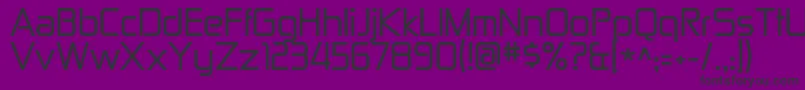 Zekton Font – Black Fonts on Purple Background