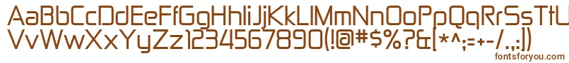 Zekton Font – Brown Fonts on White Background