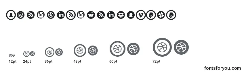 SocialCirclesV1.1 Font Sizes
