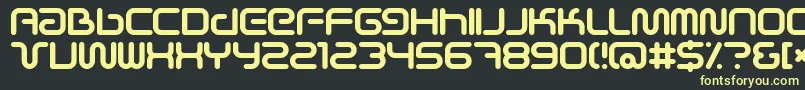 SciFied Font – Yellow Fonts on Black Background