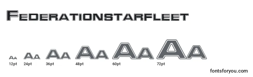 Federationstarfleet Font Sizes