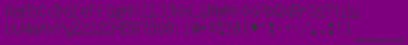 Plasmaticgaunt Font – Black Fonts on Purple Background