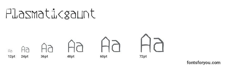 Plasmaticgaunt Font Sizes