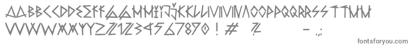 RawdeltahandstreetDemo-Schriftart – Graue Schriften