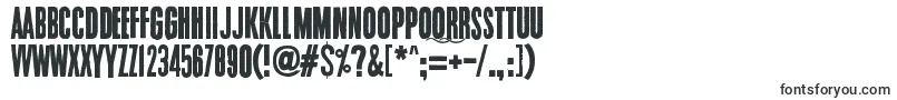 Шрифт Endrophenomeua – эродированные шрифты