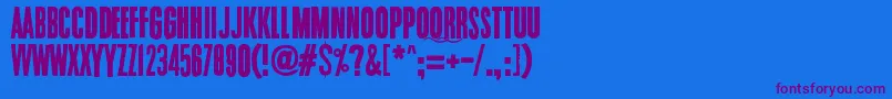 Endrophenomeua-fontti – violetit fontit sinisellä taustalla