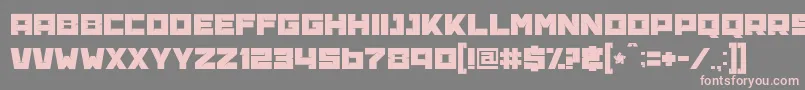 BananaBrick Font – Pink Fonts on Gray Background