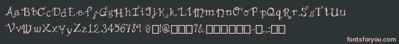 Más sobre la fuente TheNotSoMiserable fuente TheNotSoMiserable – Fuentes Rosadas Sobre Fondo Negro