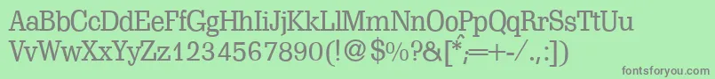 More about S671SlabRegular Font S671SlabRegular Font – Gray Fonts on Green Background