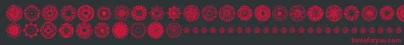 More about KaleidoscopicMind Font KaleidoscopicMind Font – Red Fonts on Black Background