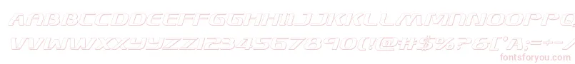 Skymarshal3Dital Font – Pink Fonts