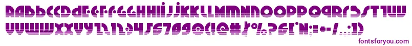 Шрифт Neuralnomiconhalf – фиолетовые шрифты на белом фоне