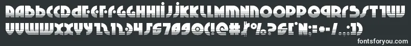 Neuralnomiconhalf Font – White Fonts on Black Background